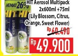 Promo Harga HIT Aerosol 675ml/Aerosol Expert 675ml  - Hypermart