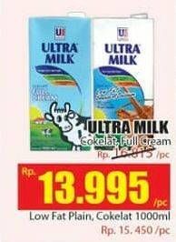 Promo Harga ULTRA MILK Susu UHT Full Cream  - Hari Hari
