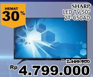 Promo Harga SHARP 2T-C50AD1i Full-HD 50"  - Giant