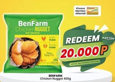 Promo Harga BENFARM Chicken Nugget 400 gr - Alfamidi
