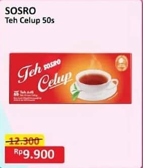 Promo Harga Sosro Teh Celup per 50 pcs 2 gr - Alfamart