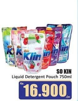 Promo Harga SO KLIN Liquid Detergent 750 ml - Hari Hari