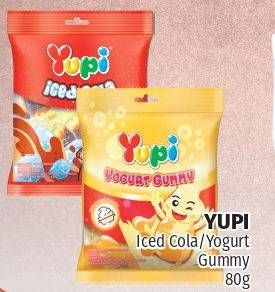 Promo Harga YUPI Candy Yogurt Gummy 80 gr - Lotte Grosir