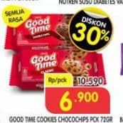 Promo Harga Good Time Cookies Chocochips All Variants 72 gr - Superindo