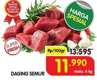 Promo Harga Daging Semur per 100 gr - Superindo