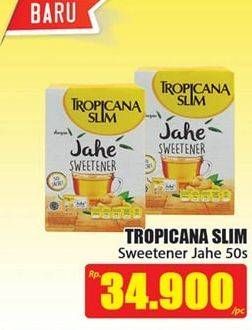 Promo Harga TROPICANA SLIM Sweetener Jahe per 50 sachet 2 gr - Hari Hari
