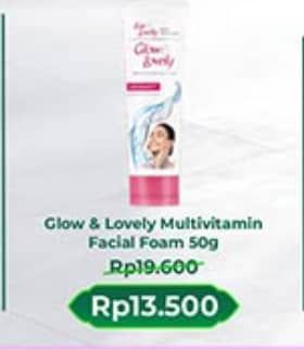 Promo Harga Glow & Lovely (fair & Lovely) Facial Foam Brightening Multi Vitamin 50 gr - Indomaret
