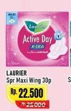 Promo Harga Laurier Active Day X-TRA Wing 22cm 30 pcs - Alfamart