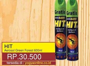 Promo Harga HIT Aerosol Green Forest 600 ml - Yogya