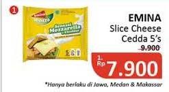 Promo Harga EMINA Cheese Slice Cedda 5 pcs - Alfamidi