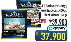 KANZLER Bockwurst/German Bratwurst/Beef Wiener