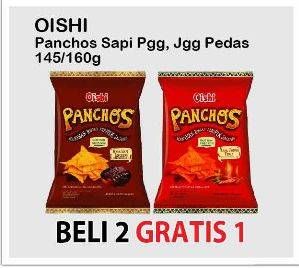 Promo Harga OISHI Panchos Jagung Pedas, Sapi Panggang 160 gr - Alfamart