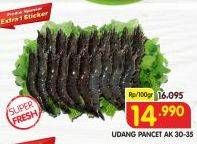 Promo Harga Udang Pancet AK 30-35 per 100 gr - Superindo