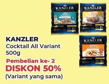 Promo Harga Kanzler Cocktail All Variants 500 gr - Yogya