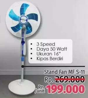 Promo Harga MYVO MF-S11 | Stand Fan  - LotteMart