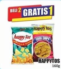 Promo Harga Happy Tos Tortilla Chips 160 gr - Hari Hari