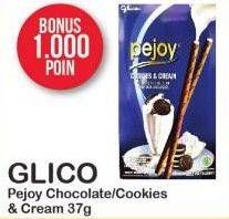 Promo Harga GLICO PEJOY Stick Chocolate, Cookies Cream 37 gr - Alfamart