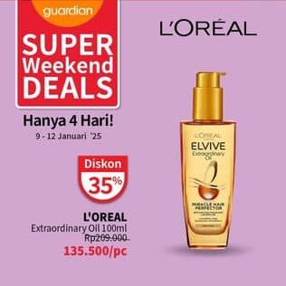 Promo Harga Loreal Elseve Extraordinary Oil 100 ml - Guardian