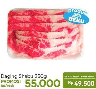 Promo Harga Daging Shabu Shabu per 250 gr - Carrefour