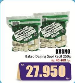 Promo Harga Kusno Bakso Sapi Kecil 250 gr - Hari Hari