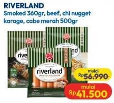 Promo Harga Riverland Sausage/Beef/Chicken Nugget/Karage  - Hypermart