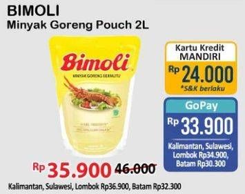 Promo Harga Bimoli Minyak Goreng 2000 ml - Alfamart