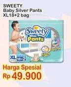 Promo Harga SWEETY Silver Pants XL18+2  - Indomaret
