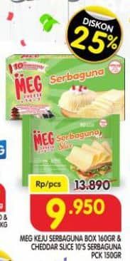 Promo Harga MEG Keju Serbaguna/Slice  - Superindo