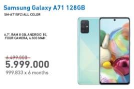 Promo Harga SAMSUNG Galaxy A71 | Smartphone 8GB/128GB  - Electronic City
