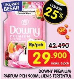 Promo Harga Downy Premium Parfum 900 ml - Superindo