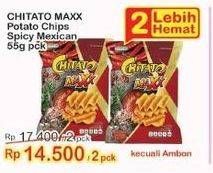 Promo Harga CHITATO Maxx Spicy Mexican 55 gr - Indomaret