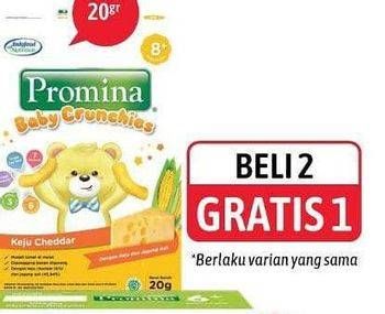 Promo Harga PROMINA 8+ Baby Crunchies 20 gr - Alfamidi