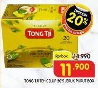 Promo Harga Tong Tji Teh Celup Jeruk Purut per 20 pcs 2 gr - Superindo