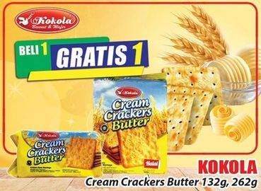 Promo Harga KOKOLA Cream Crackers Butter  - Hari Hari