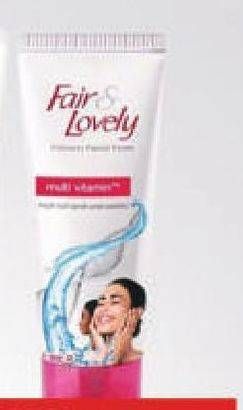 Promo Harga GLOW & LOVELY (FAIR & LOVELY) Facial Foam Brightening Multi Vitamin 100 gr - TIP TOP