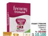 Promo Harga Femmy Trimune Vitamin C Zinc 6 pcs - LotteMart