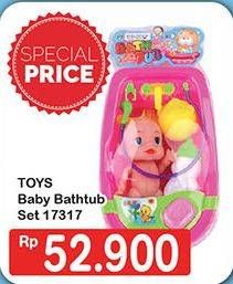 Promo Harga Toys Baby Bathtub Set  - Hypermart