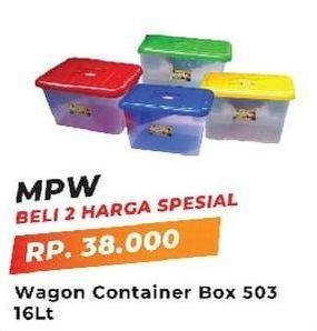 Promo Harga MPW Wagon Container 503 per 2 pcs - Yogya
