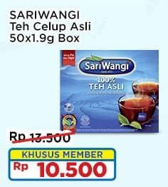 Promo Harga Sariwangi Teh Asli 92 gr - Indomaret