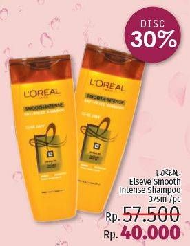 Promo Harga LOREAL Shampoo Smooth Intense 375 ml - LotteMart