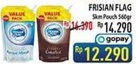 Promo Harga FRISIAN FLAG Susu Kental Manis Cokelat, Putih 560 gr - Hypermart