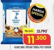 Promo Harga Bogasari Tepung Terigu Kunci Biru 1000 gr - Superindo
