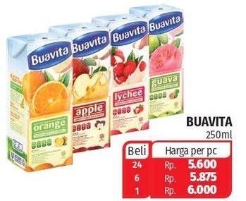 Promo Harga BUAVITA Fresh Juice 250 ml - Lotte Grosir