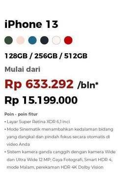 Promo Harga Apple iPhone 13  - Erafone