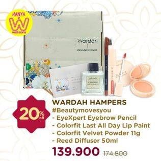 Promo Harga Wardah Hampers #Beautymovesyou (Free Reed Diffuser 50ml)  - Watsons