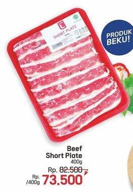Promo Harga Beef Short Plate Slice 400 gr - LotteMart