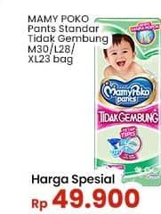 Promo Harga Mamy Poko Pants Xtra Kering Slim Tidak Gembung L28, M30, XL23 23 pcs - Indomaret