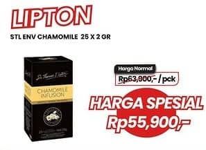 Promo Harga Lipton Sir Thomas Lipton Chamomile Infusion 25 pcs - Carrefour