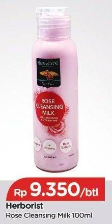 Promo Harga HERBORIST Rose Cleansing Milk 100 ml - TIP TOP