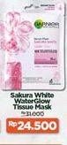 Promo Harga GARNIER Sakura White Waterglow Serum Mask  - Alfamidi